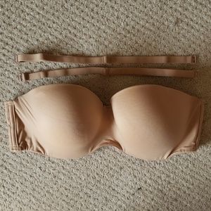 Strapless Victoria's secret nude bra 34D